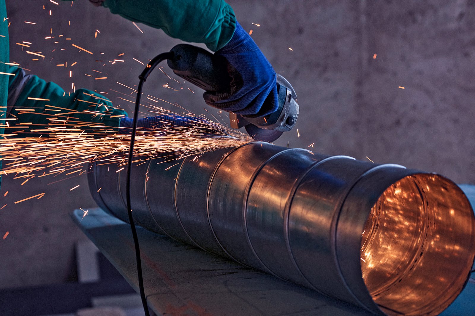 Arc welding structural steel
